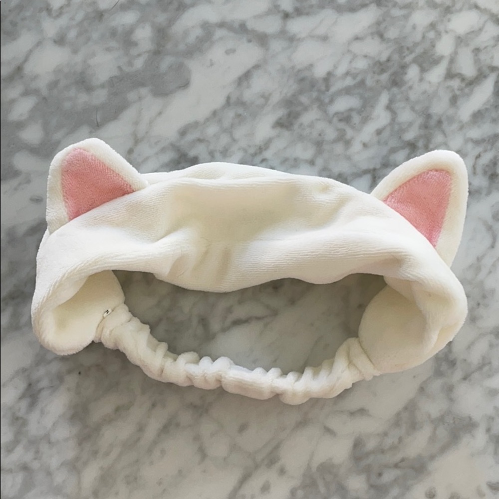 NWOT Kitty Ears Plush Headband